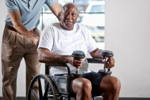 strength training for handicapped senior